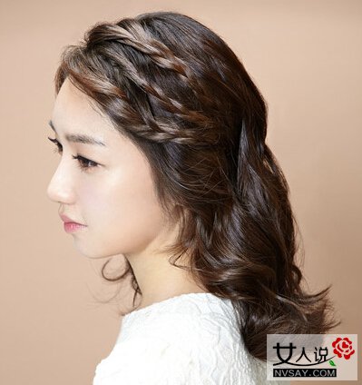 胖妞的春天要来啦!12款韩式瘦脸编发赶紧get起来吧